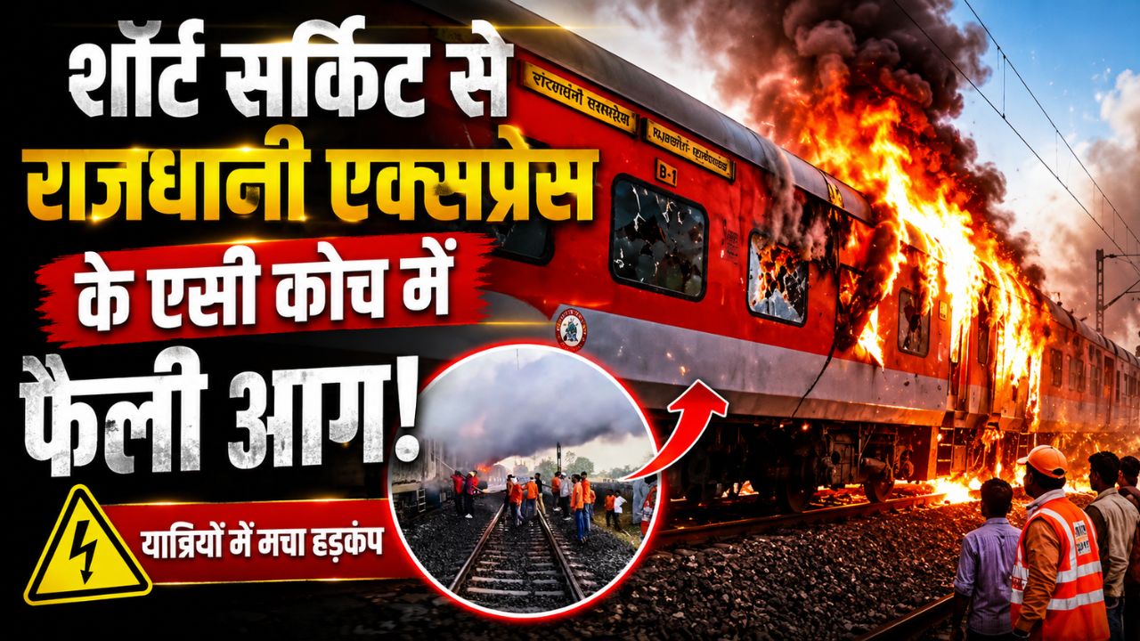 Rajdhani Express Fire